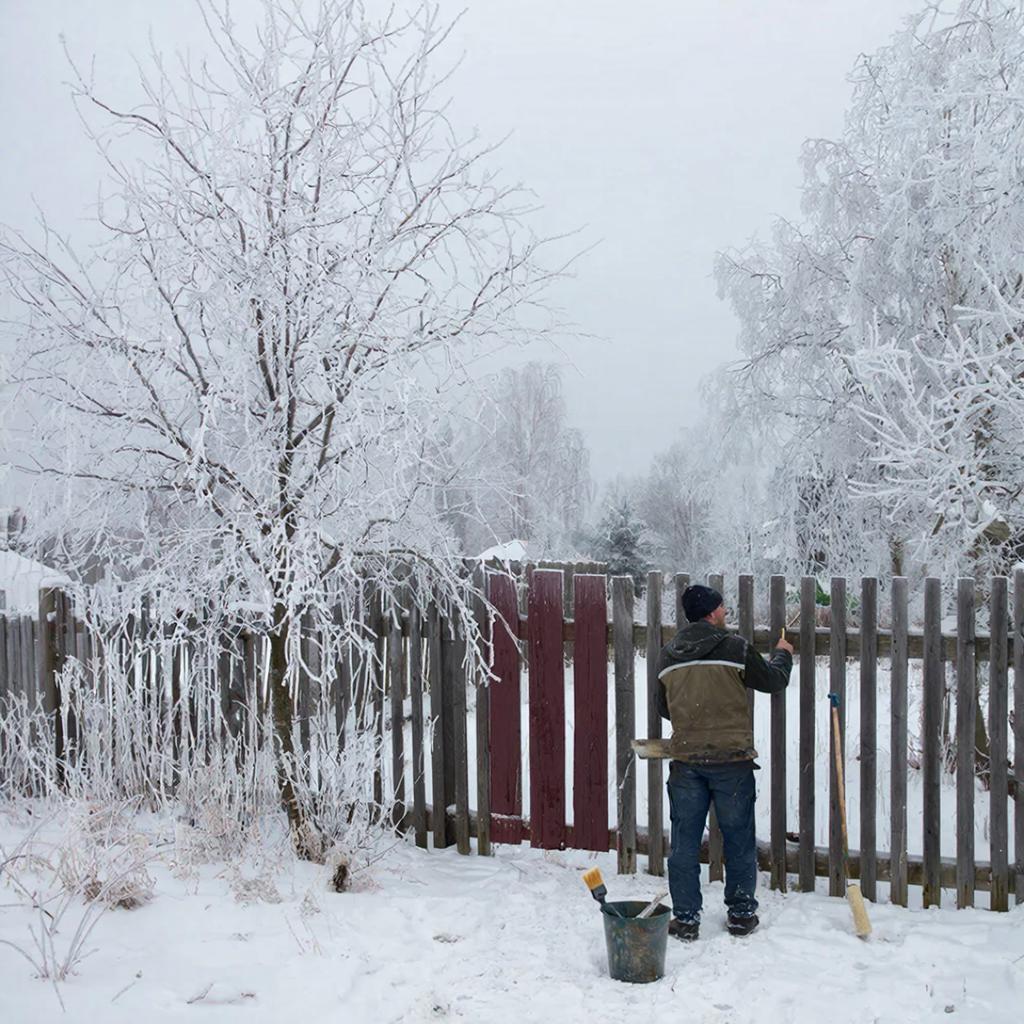 Особенности покраски в зимнее время года